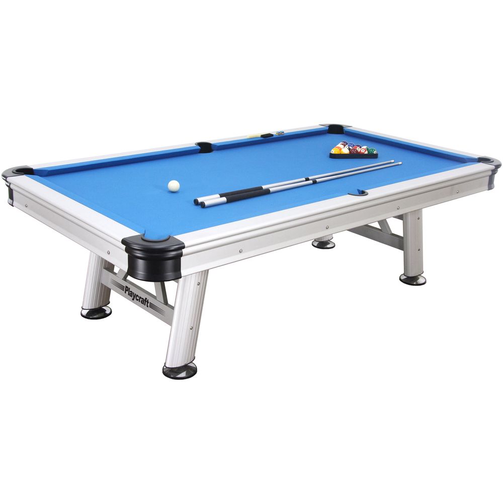 Playcraft Extera 8' Outdoor Pool Table with Accessories