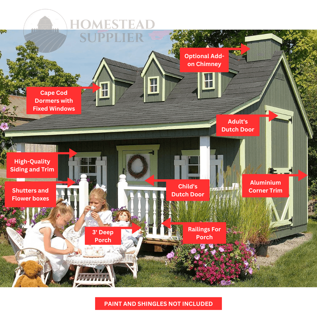 Little Cottage Co. The Pennfield Cottage Playhouse Kit
