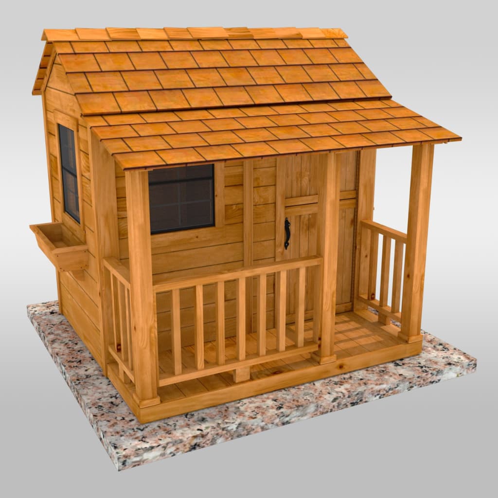 Outdoor Living Today 6x6 Little Cedar Playhouse