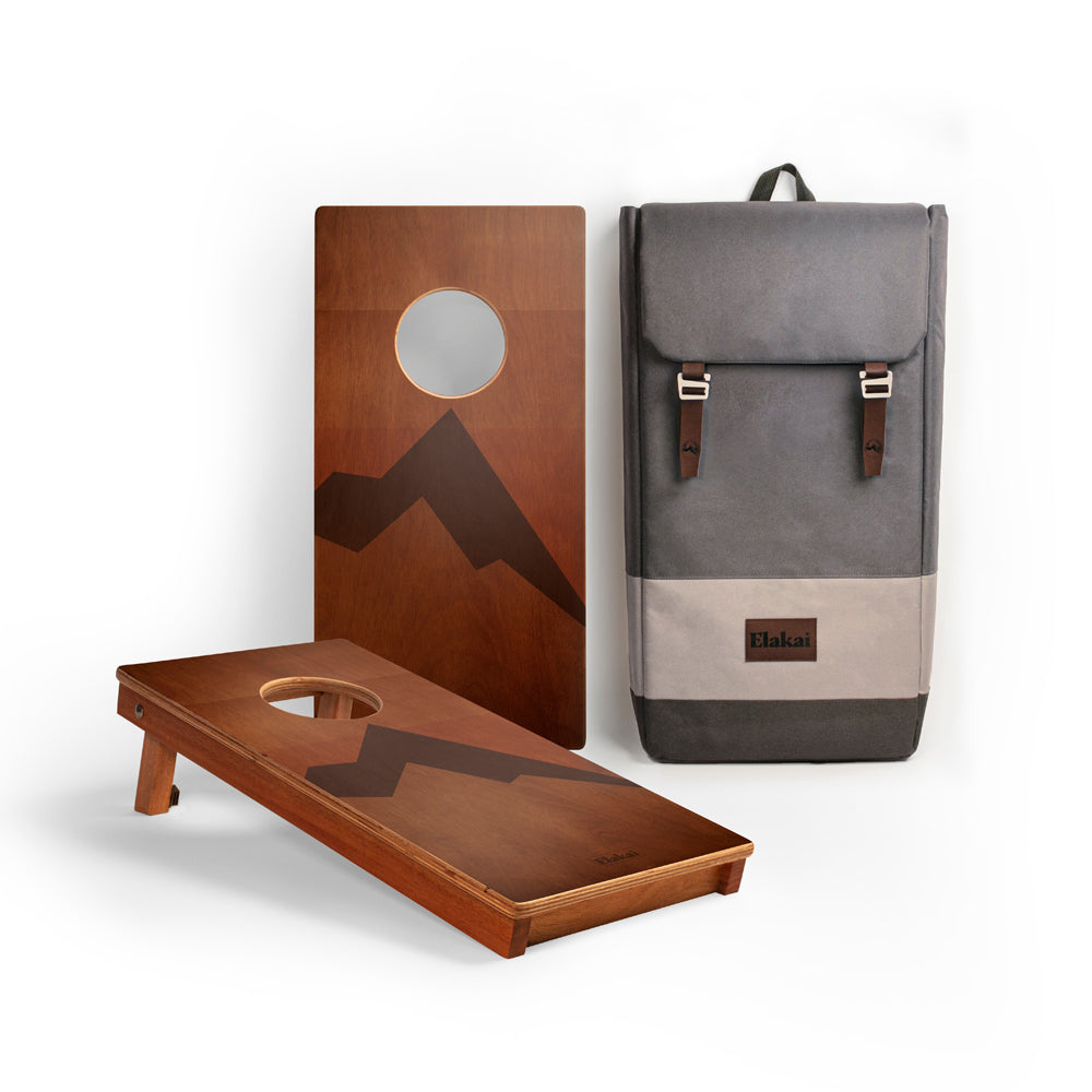 1ft x 2ft Retro Elakai Compact Travel Cornhole Boards