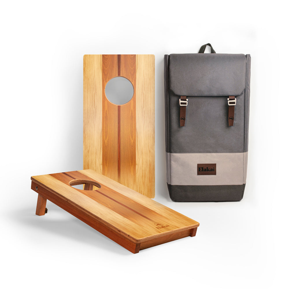 1ft x 2ft Woody Compact Travel Cornhole Boards