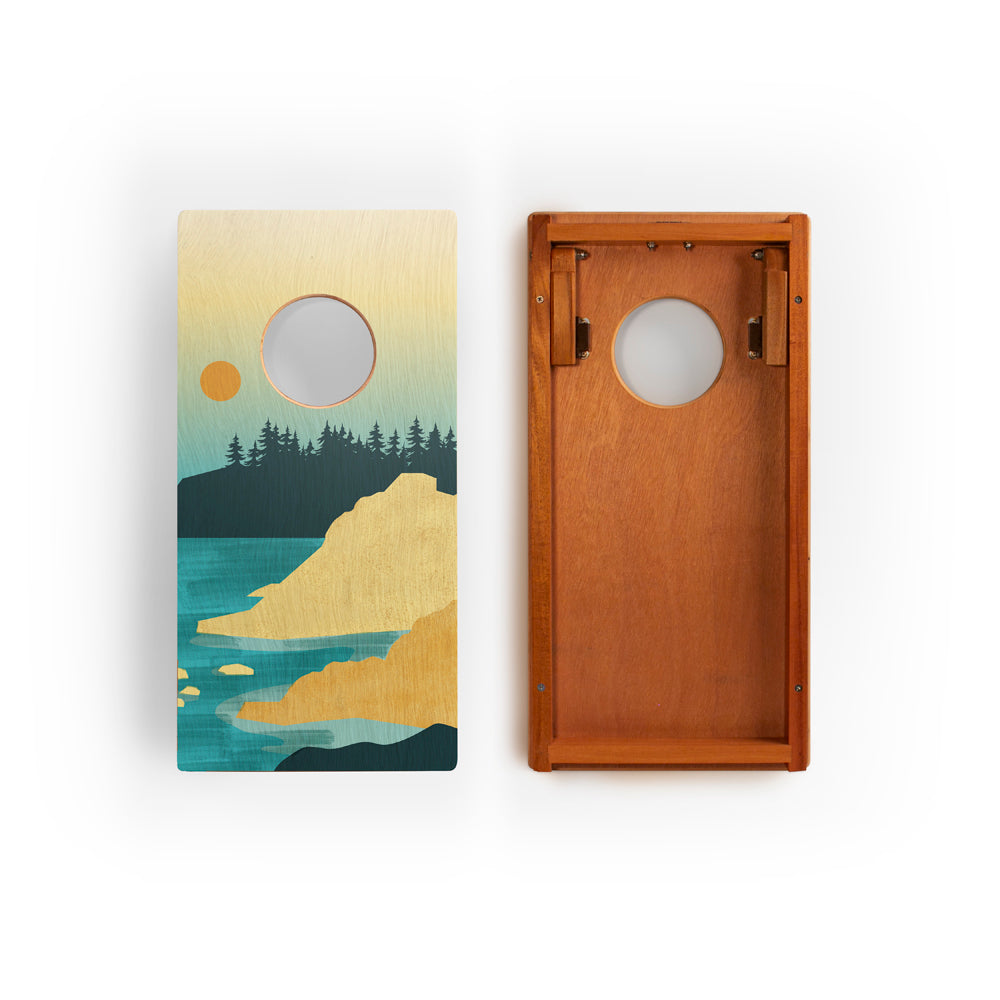 1ft x 2ft Acadia Compact Travel Cornhole Boards