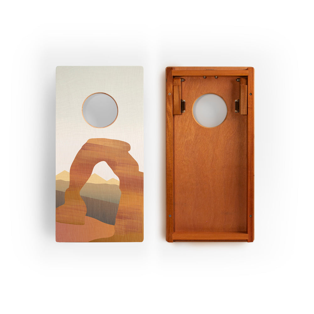1ft x 2ft Arches Compact Travel Cornhole Boards
