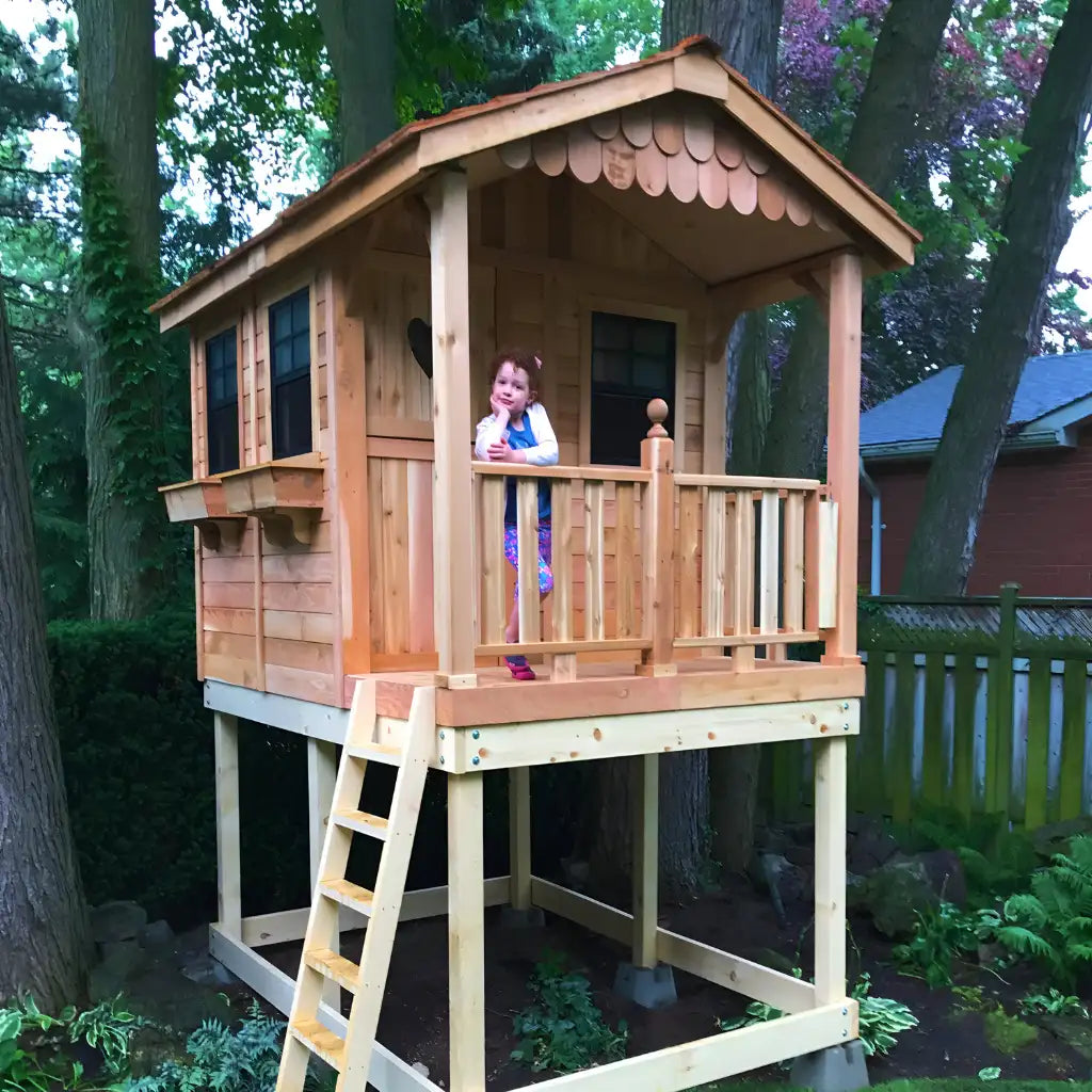 Outdoor Living Today 6x9 Sunflower Playhouse & Sandbox