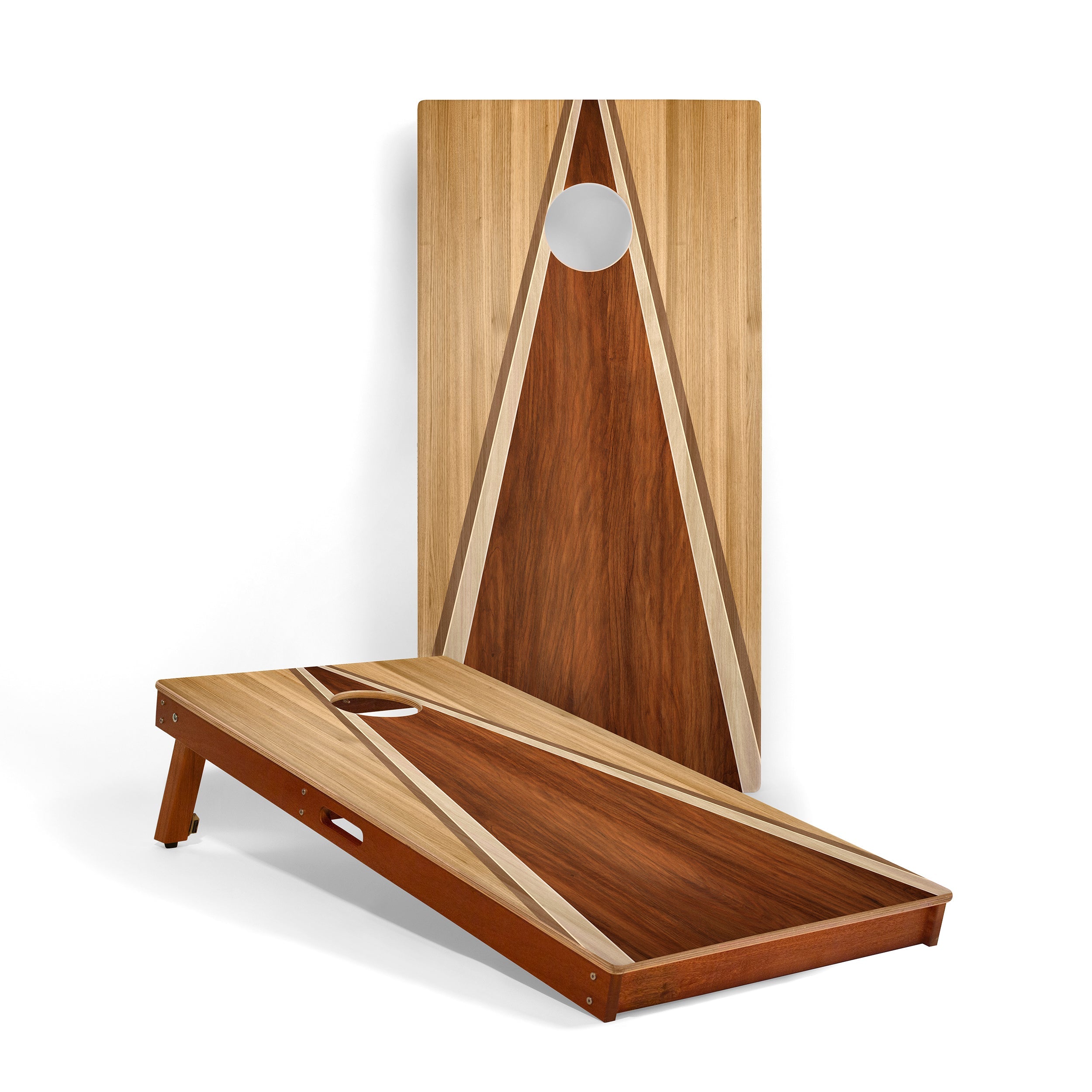 2x4 Classic Wood Triangle Cornhole Boards