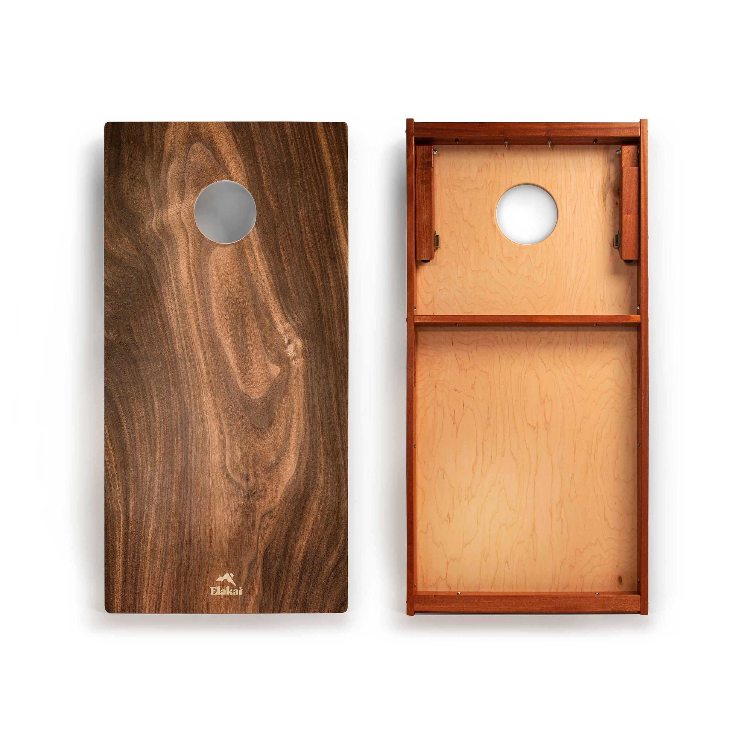 2x4 Dark Beachwood Cornhole Boards