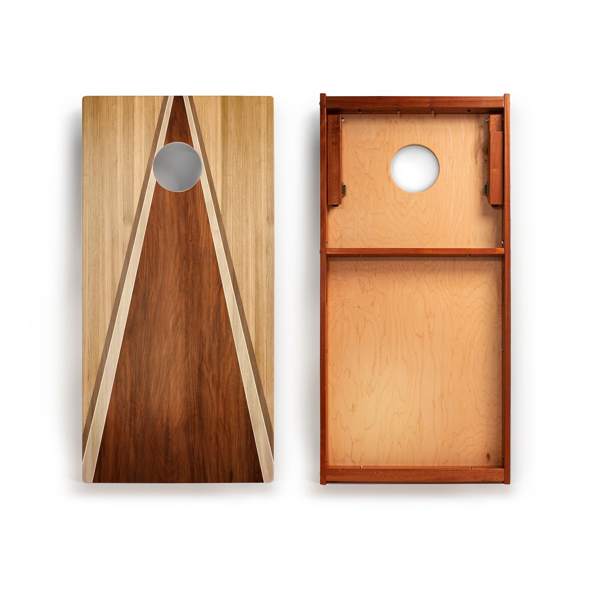2x4 Classic Wood Triangle Cornhole Boards