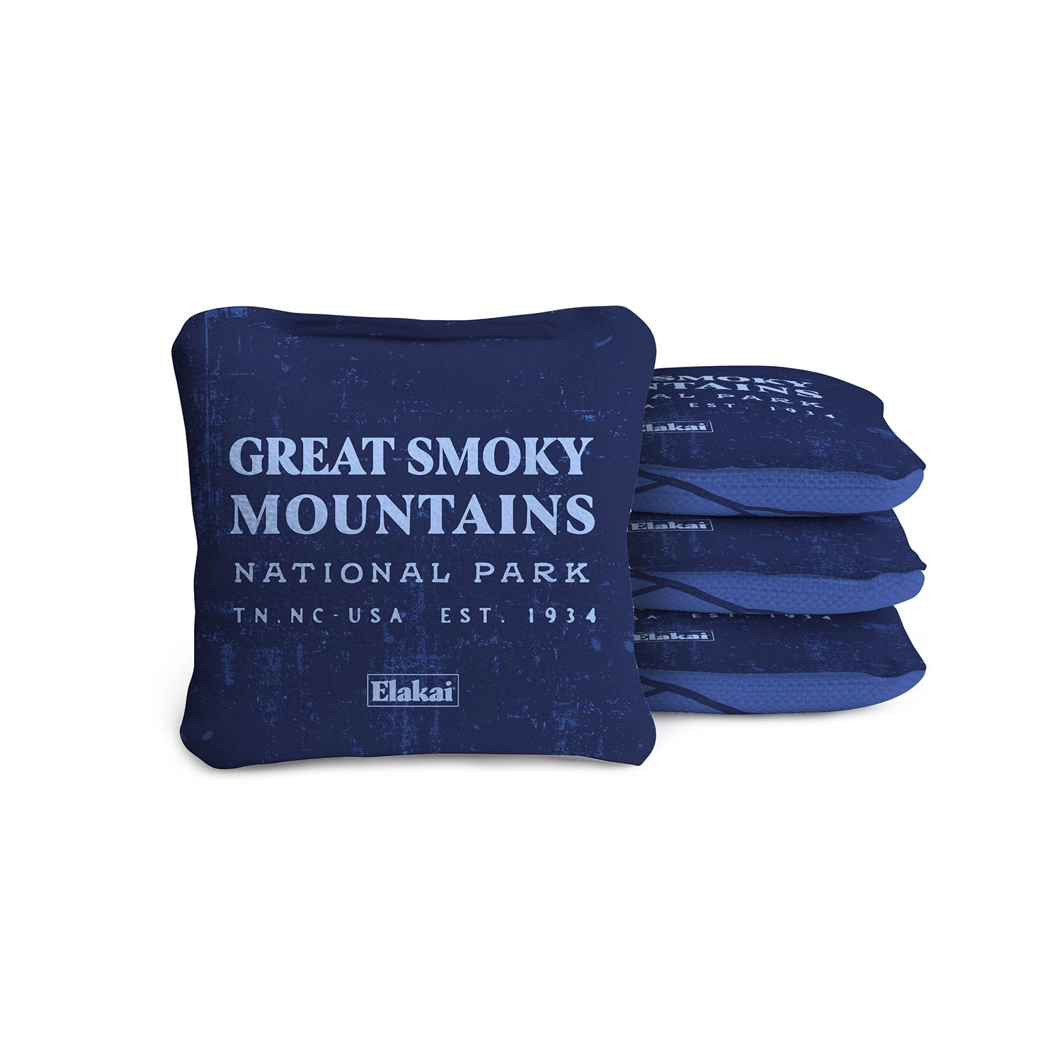 1ft x 2ft Great Smoky Mountains Compact Travel Cornhole Board Set
