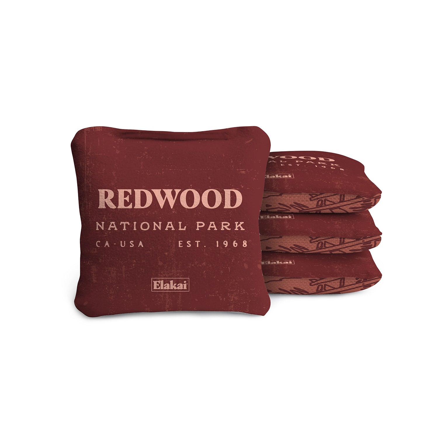 1ft x 2ft Redwoods Compact Travel Cornhole Board Set