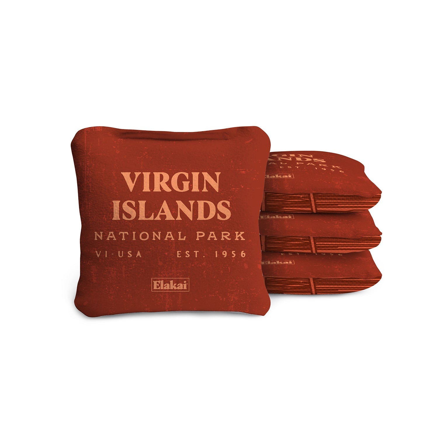1ft x 2ft Virgin Islands Compact Travel Cornhole Board Set