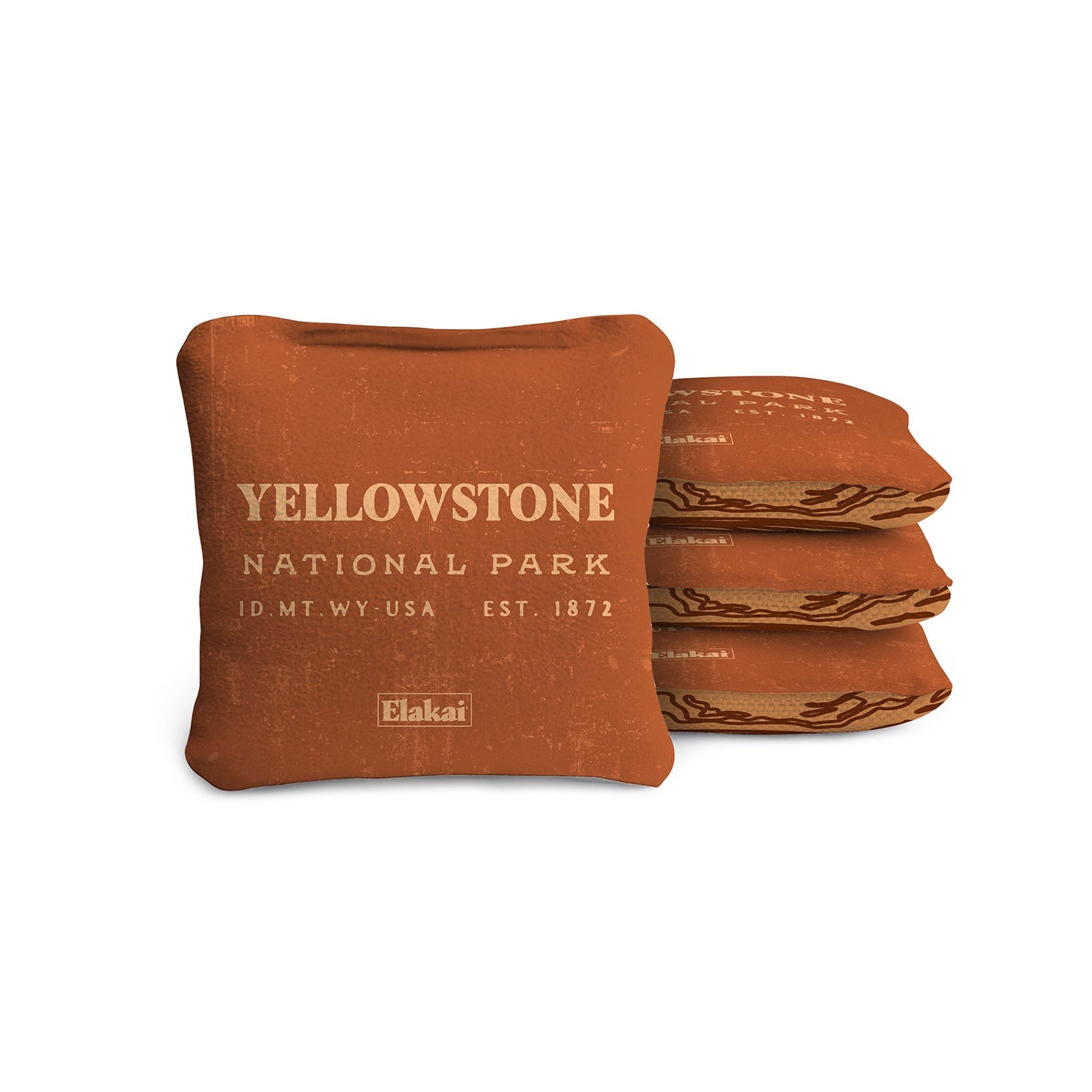 1ft x 2ft Yellowstone Compact Travel Cornhole Board Set