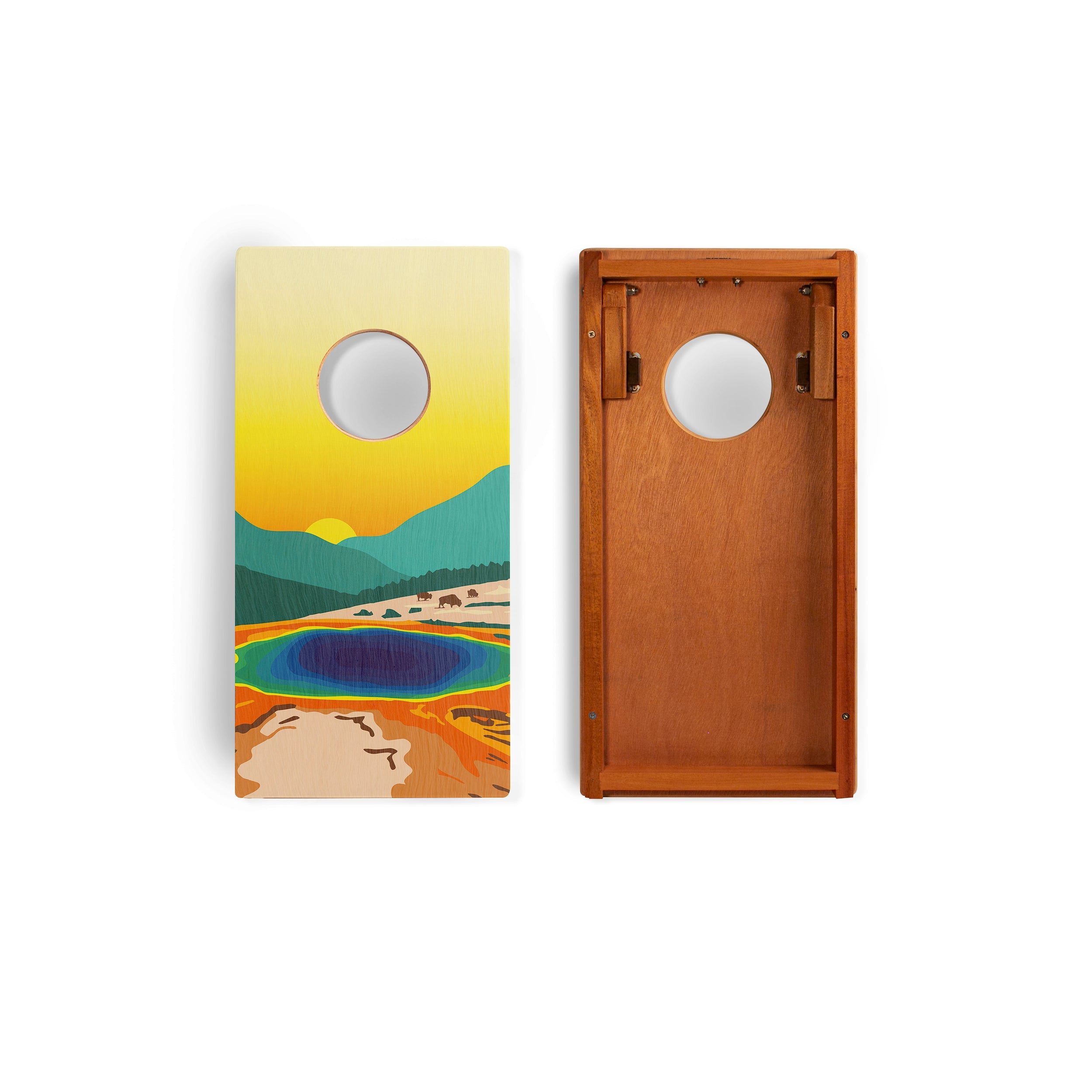 1ft x 2ft Yellowstone Compact Travel Cornhole Boards