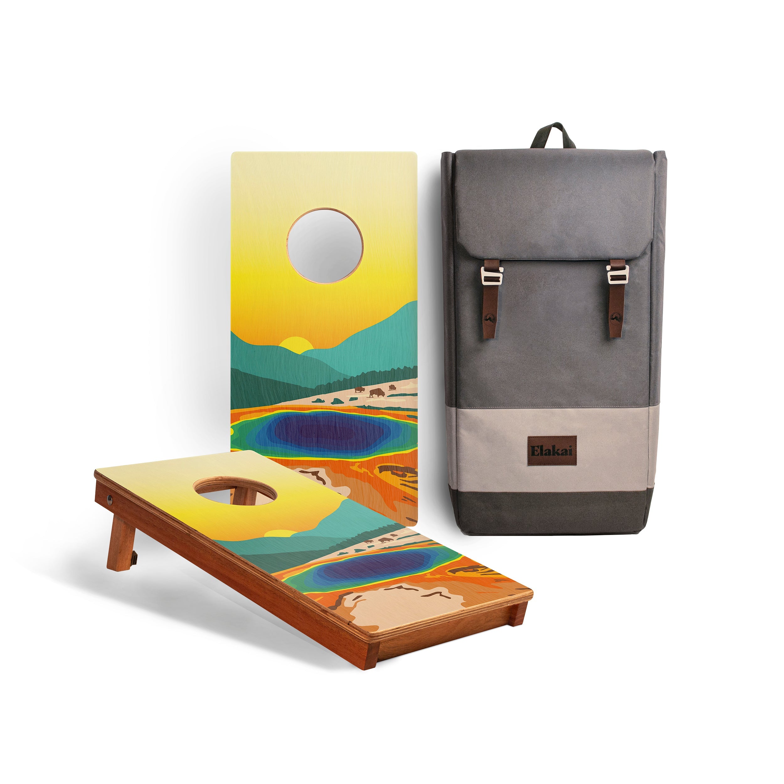 1ft x 2ft Yellowstone Compact Travel Cornhole Boards