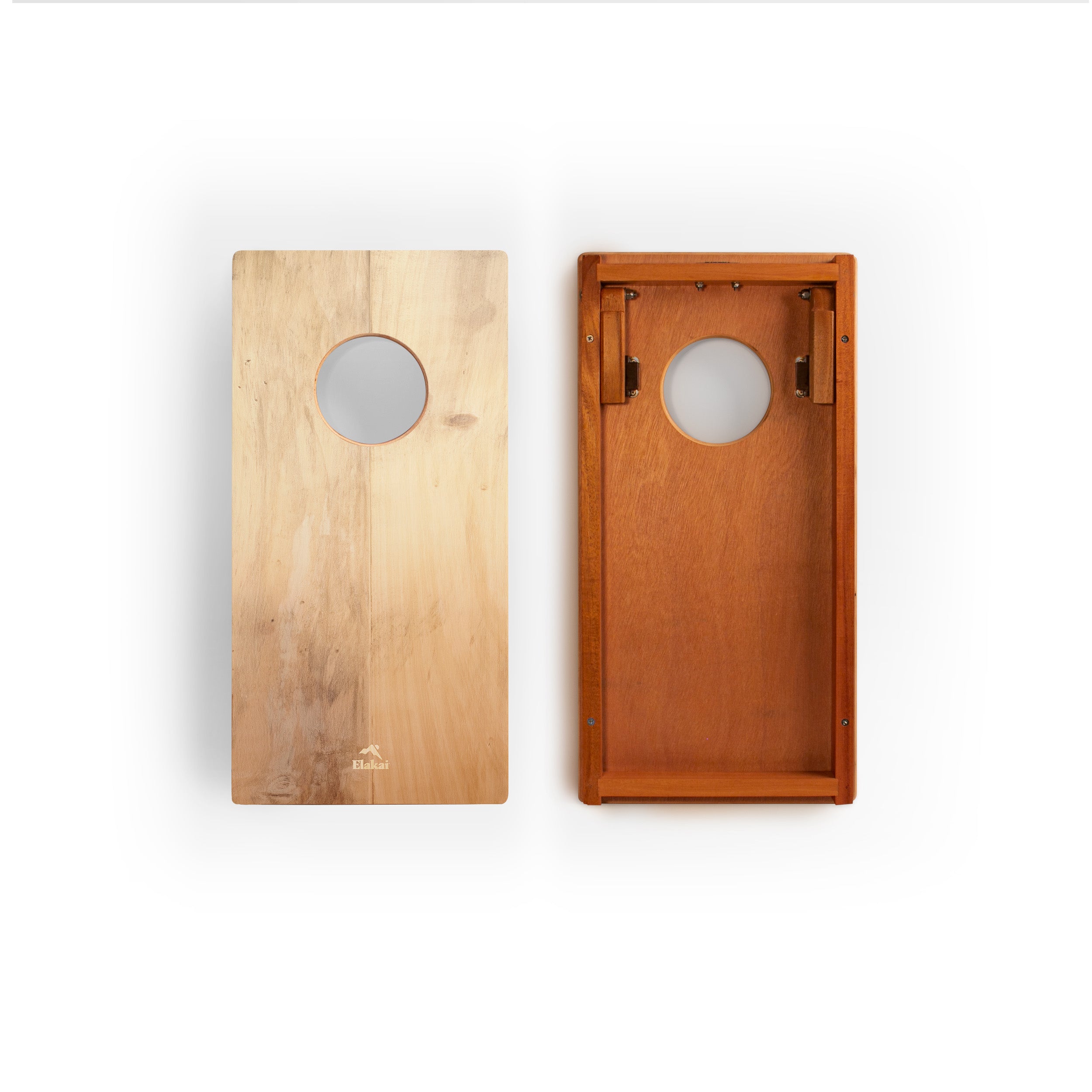1ft x 2ft Light Beachwood Compact Travel Cornhole Boards