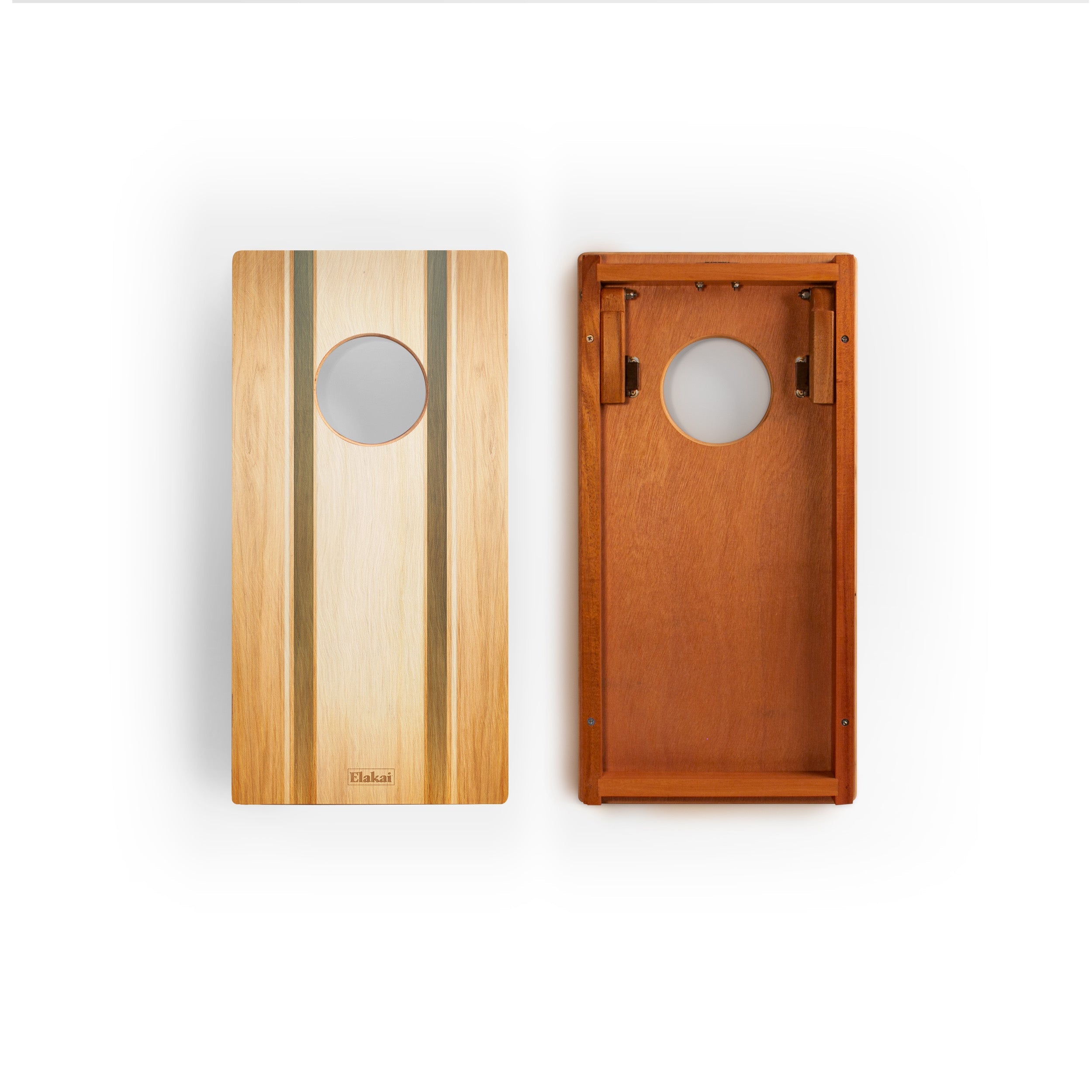 1ft x 2ft Tomson Stripes Compact Travel Cornhole Boards