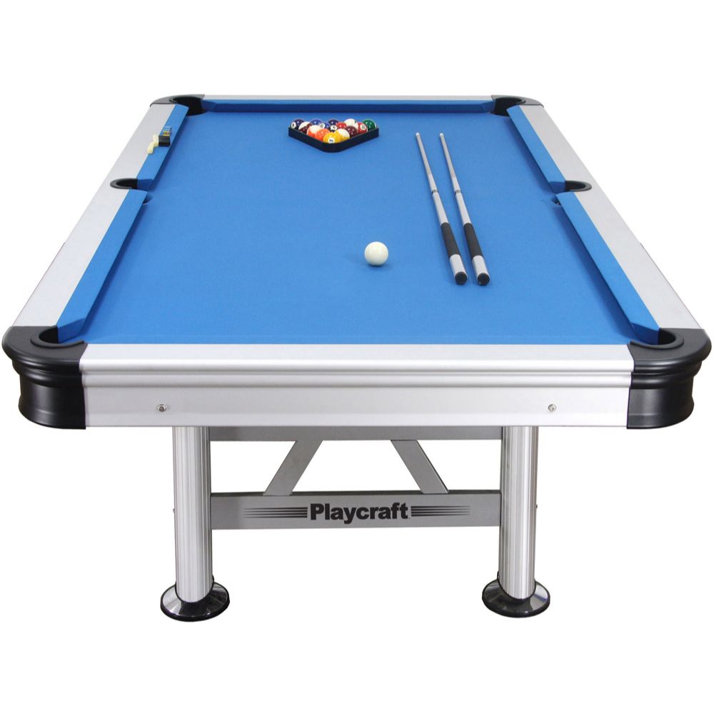 Playcraft Extera 8' Outdoor Pool Table with Accessories