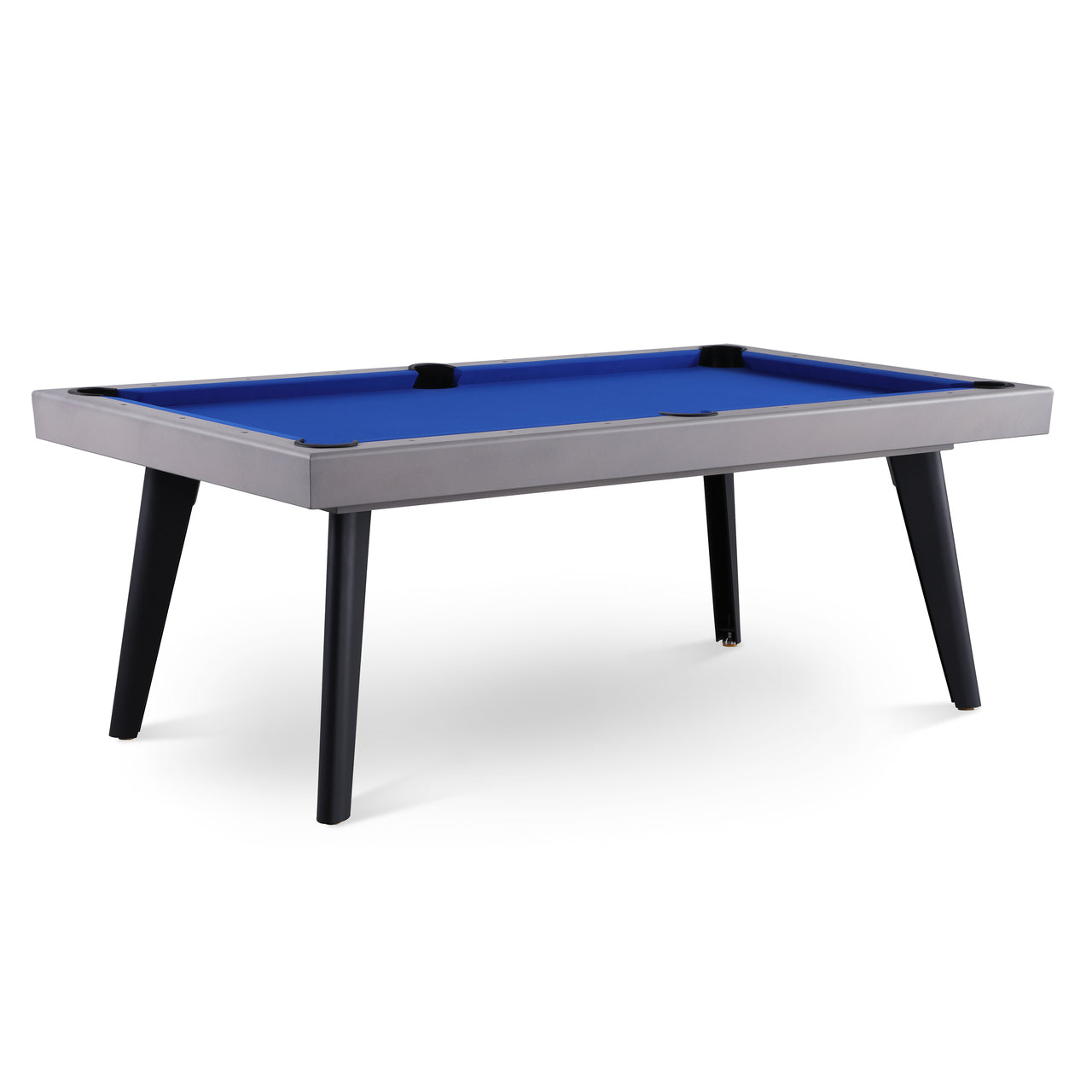 Playcraft Santorini 7’ Outdoor Slate Pool Table w/ Dining Top, Benches, and Ping Pong