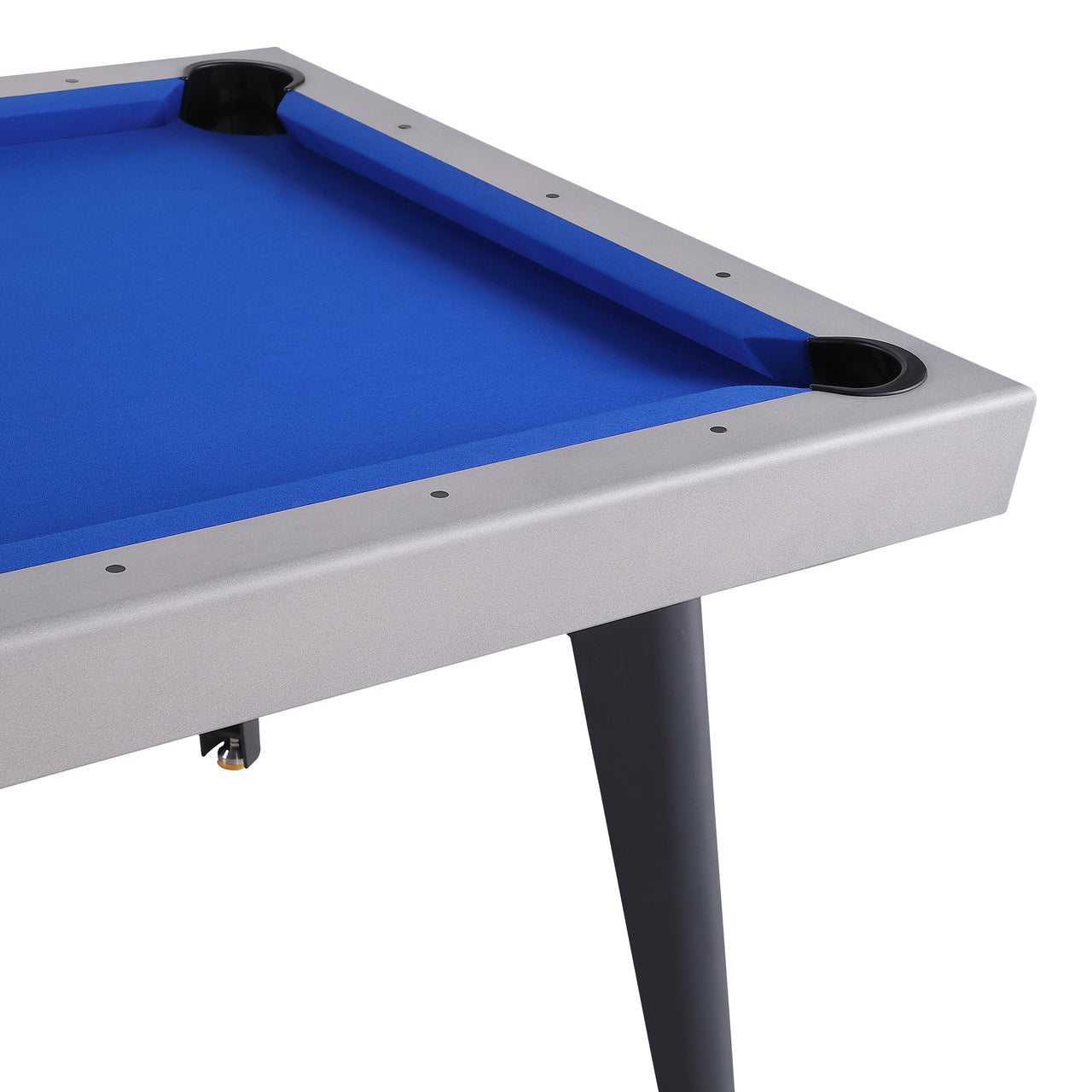 Playcraft Santorini 7’ Outdoor Slate Pool Table w/ Dining Top, Benches, and Ping Pong