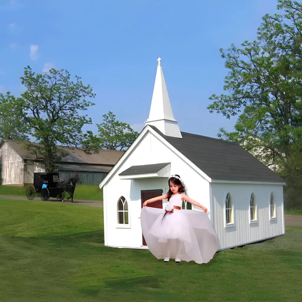 Little Cottage Co. Little Cottage Chapel Playhouse Kit
